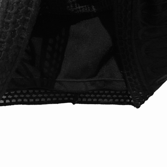 ALL SAINTS CHARLTON  MESH MINI DRESS IN BLACK - Picture 10 of 16